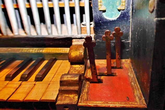 Varhanní pozitiv (detail)